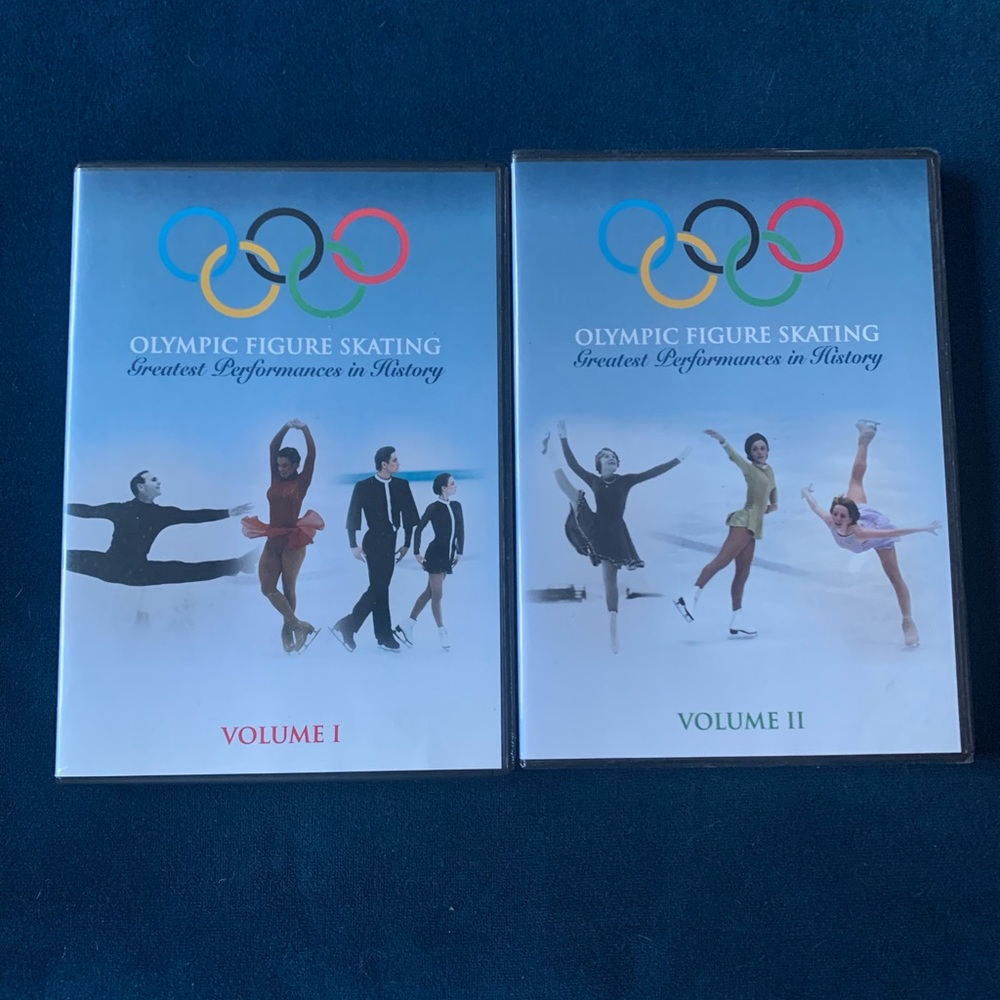 TWO OLYMPIC FIGURE SKATING DVDS